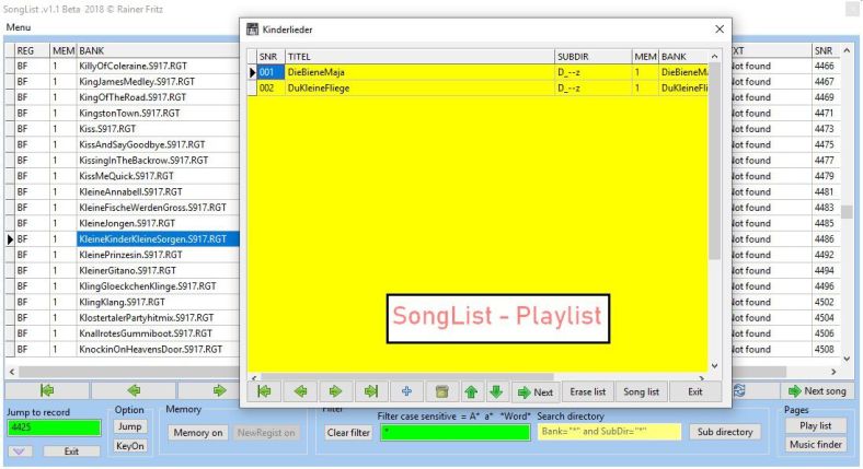 SongListV.1.3.1: Playlist