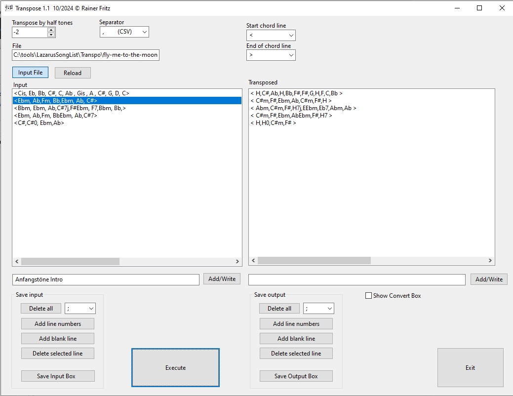 Transpose CSV File